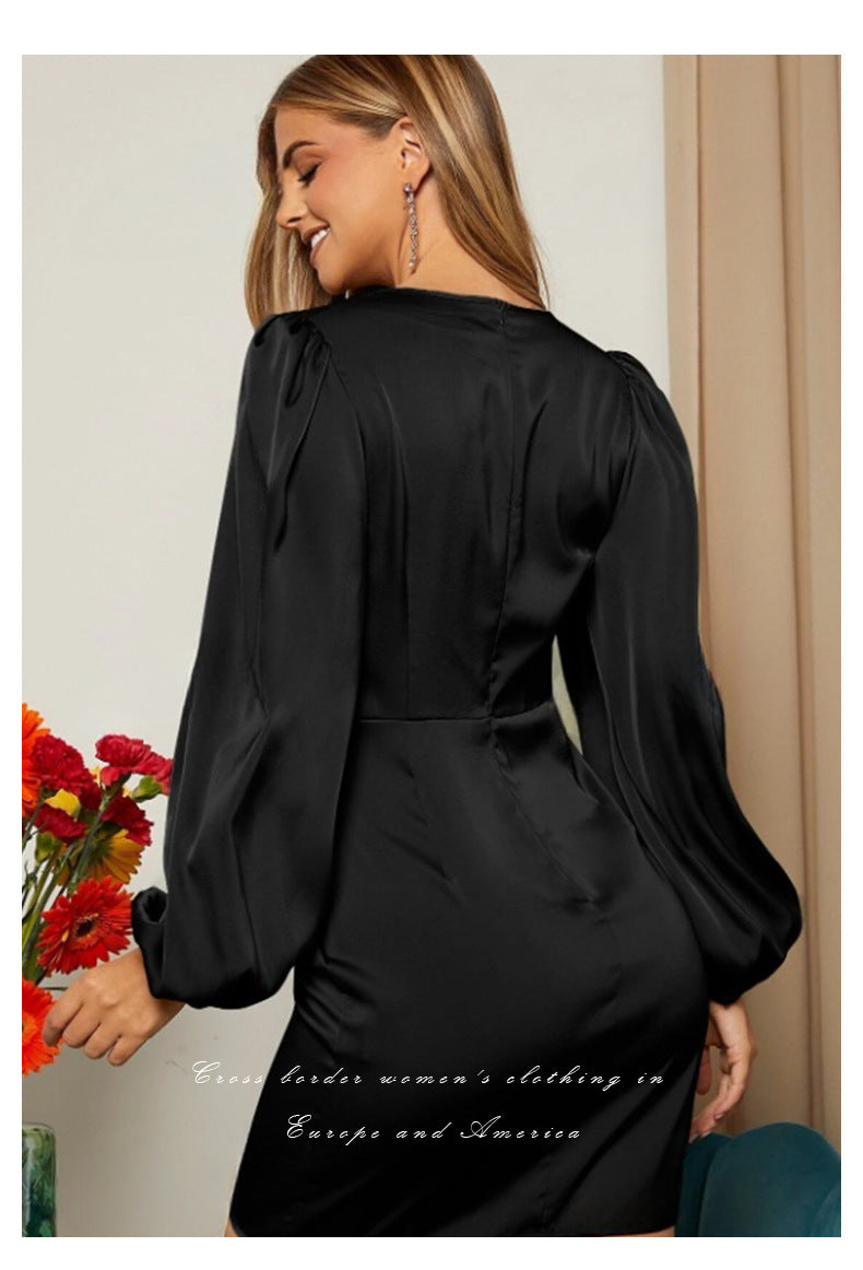 Velvet Kiss Wrap Dress