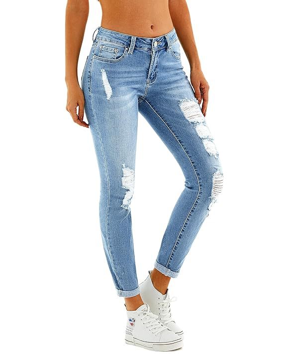 Distressed Skinny Jeans