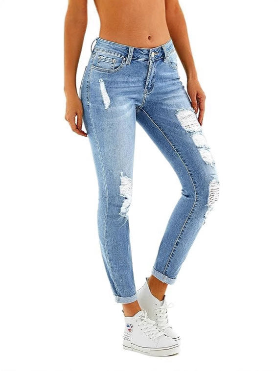 Distressed Skinny Jeans