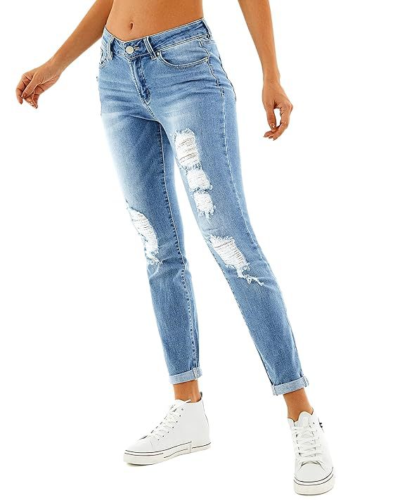Distressed Skinny Jeans