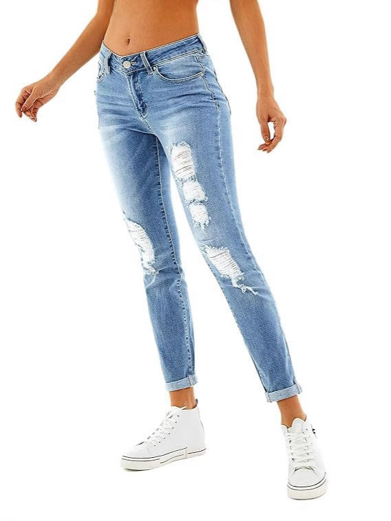 Distressed Skinny Jeans